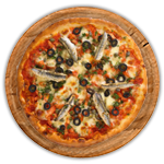 Anchovy & Olives Pizza 