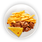 Chips, Cheese & Doner Meat 